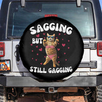 Funny Cat Sexy Spare Tire Cover Sagging But Still Gagging Gift - Wonder Print Shop