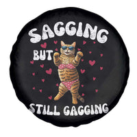 Funny Cat Sexy Spare Tire Cover Sagging But Still Gagging Gift - Wonder Print Shop