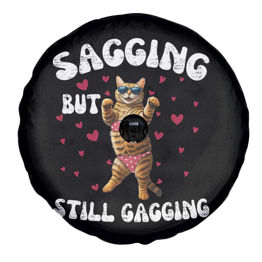 Funny Cat Sexy Spare Tire Cover Sagging But Still Gagging Gift - Wonder Print Shop