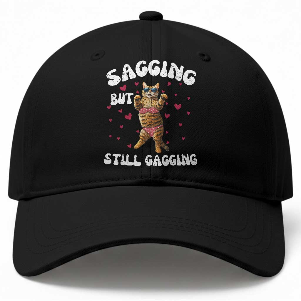 Funny Cat Sexy Baseball Cap Sagging But Still Gagging Gift