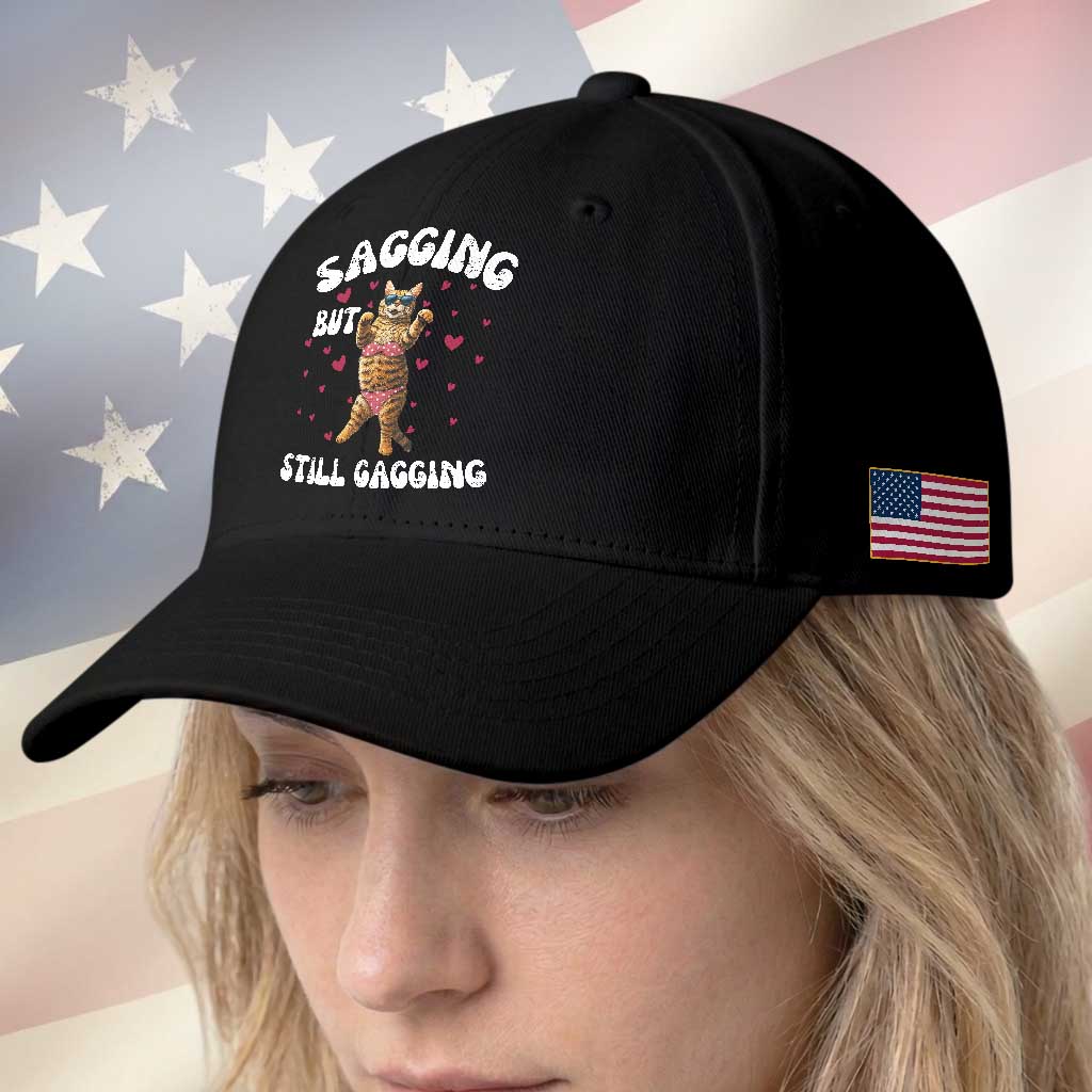 Funny Cat Sexy Baseball Cap Sagging But Still Gagging Gift