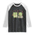 Cute Frog Lover Gift Raglan Shirt Romantic Frog Music - Wonder Print Shop