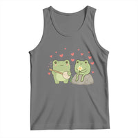 Cute Frog Lover Gift Tank Top Romantic Frog Music - Wonder Print Shop