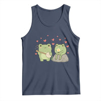 Cute Frog Lover Gift Tank Top Romantic Frog Music - Wonder Print Shop