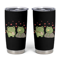 Cute Frog Lover Gift Tumbler Cup Romantic Frog Music