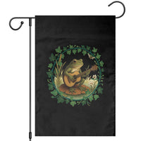 Funny Frog Playing Guitar Garden Flag Music Lovers Gift - Wonder Print Shop