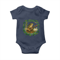 Funny Frog Playing Guitar Baby Onesie Music Lovers Gift - Wonder Print Shop