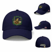 Funny Frog Playing Guitar Baseball Cap Music Lovers Gift