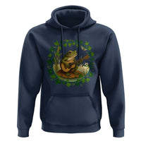 Funny Frog Playing Guitar Hoodie Music Lovers Gift - Wonder Print Shop