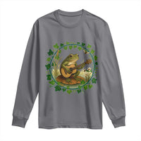 Funny Frog Playing Guitar Long Sleeve Shirt Music Lovers Gift - Wonder Print Shop