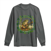Funny Frog Playing Guitar Long Sleeve Shirt Music Lovers Gift - Wonder Print Shop