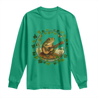 Funny Frog Playing Guitar Long Sleeve Shirt Music Lovers Gift - Wonder Print Shop