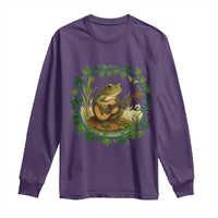 Funny Frog Playing Guitar Long Sleeve Shirt Music Lovers Gift - Wonder Print Shop