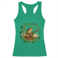 Funny Frog Playing Guitar Racerback Tank Top Music Lovers Gift - Wonder Print Shop