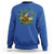 Funny Frog Playing Guitar Sweatshirt Music Lovers Gift - Wonder Print Shop
