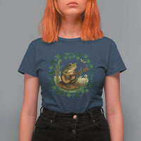 Funny Frog Playing Guitar T Shirt For Women Music Lovers Gift - Wonder Print Shop