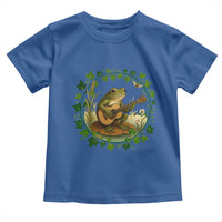 Funny Frog Playing Guitar Toddler T Shirt Music Lovers Gift - Wonder Print Shop