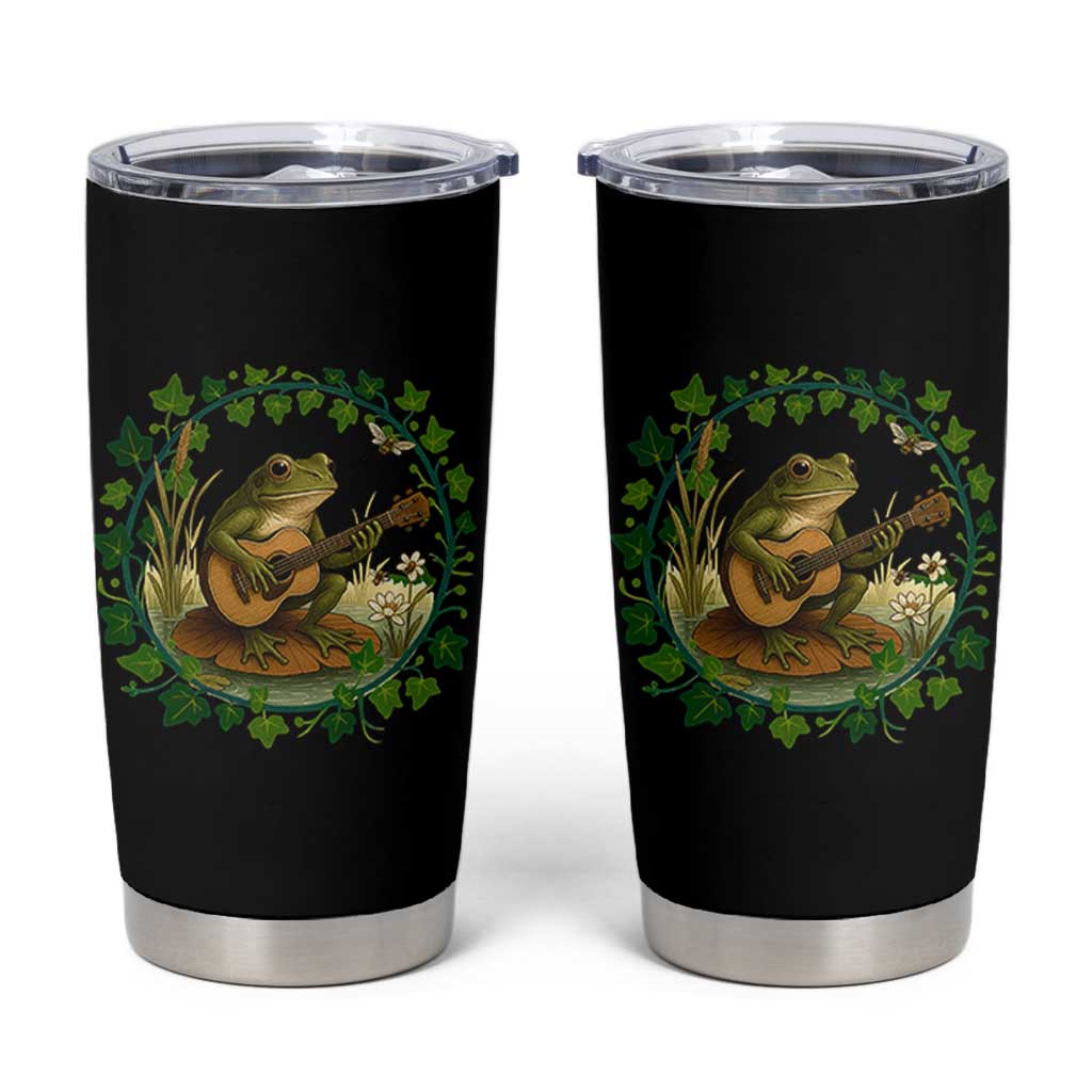Funny Frog Playing Guitar Tumbler Cup Music Lovers Gift