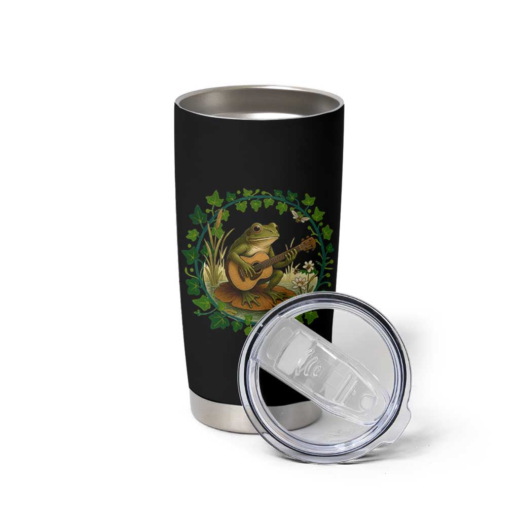 Funny Frog Playing Guitar Tumbler Cup Music Lovers Gift