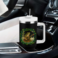 Funny Frog Playing Guitar Tumbler With Handle Music Lovers Gift