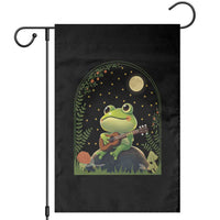 Frog Playing Guitar Garden Flag Gift for Musicians - Wonder Print Shop
