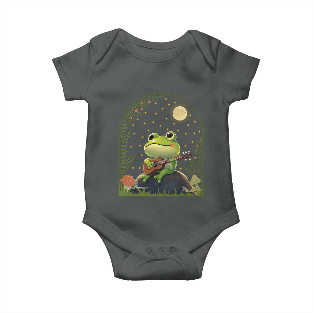 Frog Playing Guitar Baby Onesie Gift for Musicians - Wonder Print Shop