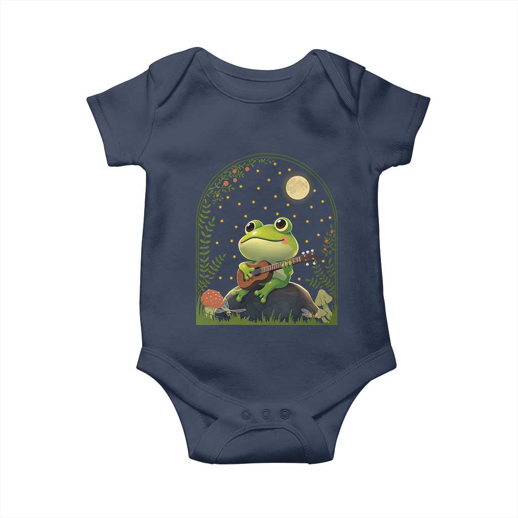 Frog Playing Guitar Baby Onesie Gift for Musicians - Wonder Print Shop