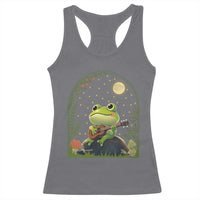 Frog Playing Guitar Racerback Tank Top Gift for Musicians - Wonder Print Shop