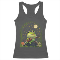 Frog Playing Guitar Racerback Tank Top Gift for Musicians - Wonder Print Shop