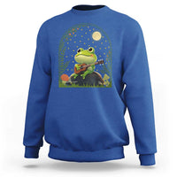 Frog Playing Guitar Sweatshirt Gift for Musicians - Wonder Print Shop