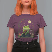 Frog Playing Guitar T Shirt For Women Gift for Musicians - Wonder Print Shop
