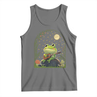 Frog Playing Guitar Tank Top Gift for Musicians - Wonder Print Shop