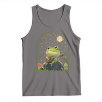Frog Playing Guitar Tank Top Gift for Musicians - Wonder Print Shop