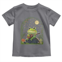 Frog Playing Guitar Toddler T Shirt Gift for Musicians - Wonder Print Shop