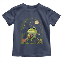 Frog Playing Guitar Toddler T Shirt Gift for Musicians - Wonder Print Shop