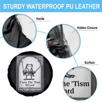 T’was The Tism M’Lord Spare Tire Cover Funny Medieval Knight Frog Gift - Wonder Print Shop