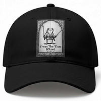 T’was The Tism M’Lord Baseball Cap Funny Medieval Knight Frog Gift