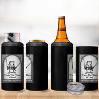 T’was The Tism M’Lord 4 in 1 Can Cooler Tumbler Funny Medieval Knight Frog Gift