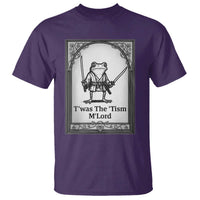T’was The Tism M’Lord T Shirt Funny Medieval Knight Frog Gift - Wonder Print Shop
