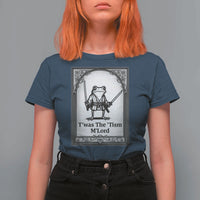 T’was The Tism M’Lord T Shirt For Women Funny Medieval Knight Frog Gift - Wonder Print Shop
