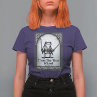 T’was The Tism M’Lord T Shirt For Women Funny Medieval Knight Frog Gift - Wonder Print Shop