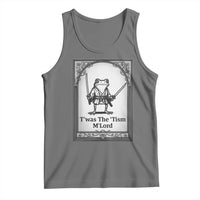 T’was The Tism M’Lord Tank Top Funny Medieval Knight Frog Gift - Wonder Print Shop