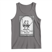 T’was The Tism M’Lord Tank Top Funny Medieval Knight Frog Gift - Wonder Print Shop