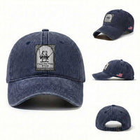 T’was The Tism M’Lord Washed Cotton Baseball Cap Funny Medieval Knight Frog Gift