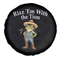 Autism Frog Spare Tire Cover Funny Rizz Em With The Tism - Wonder Print Shop
