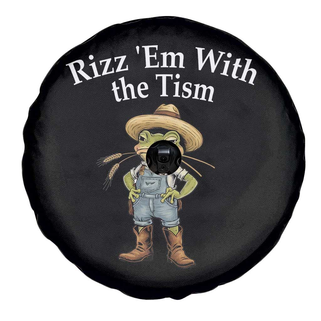 Autism Frog Spare Tire Cover Funny Rizz Em With The Tism - Wonder Print Shop