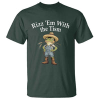 Autism Frog T Shirt Funny Rizz Em With The Tism - Wonder Print Shop