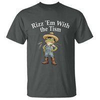Autism Frog T Shirt Funny Rizz Em With The Tism - Wonder Print Shop