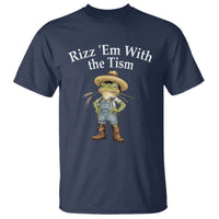 Autism Frog T Shirt Funny Rizz Em With The Tism - Wonder Print Shop