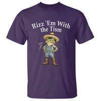 Autism Frog T Shirt Funny Rizz Em With The Tism - Wonder Print Shop